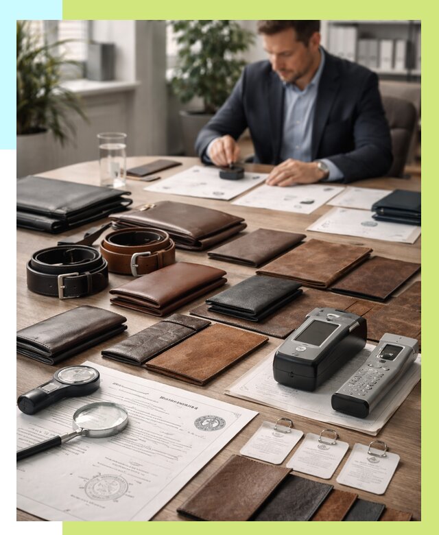 Сертификация кожаных изделий в Изобильном от 12466 р. | Алешин-Збл