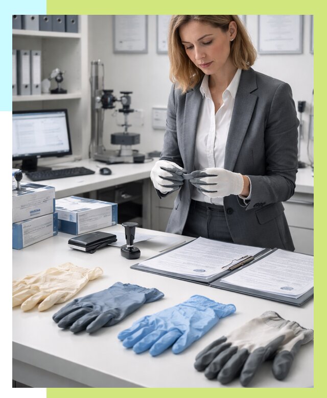 Сертификация перчаток в Изобильном от 8830 р. | Алешин-Збл