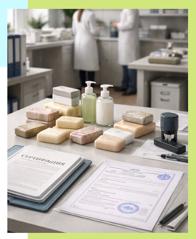 Сертификация мыла и сертификат на мыло в Изобильном от 12466 | Алешин-Збл