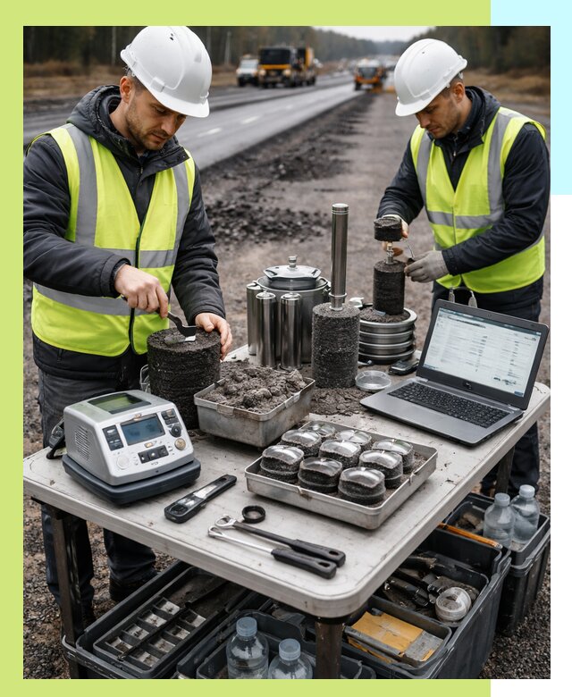 Сертификация асфальта: испытания и подтверждение в Изобильном