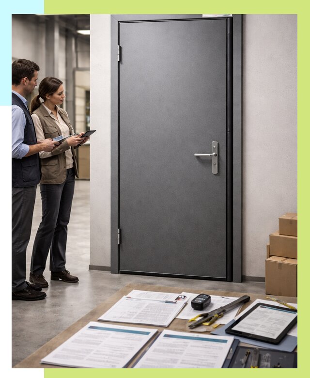 Сертификация противопожарных дверей в Изобильном от 9349 р. | Алешин-Збл