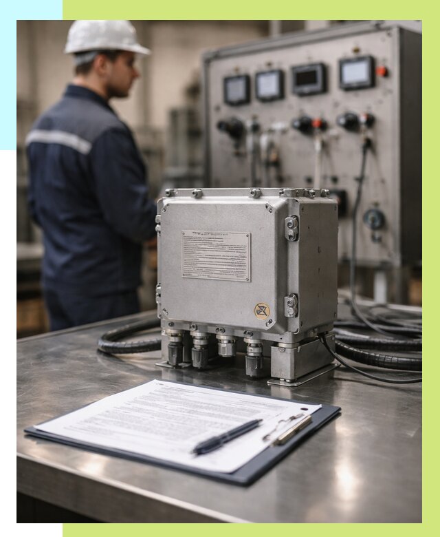 Сертификация взрывозащищенного оборудования в Изобильном от 36358 р. | Алешин-Збл