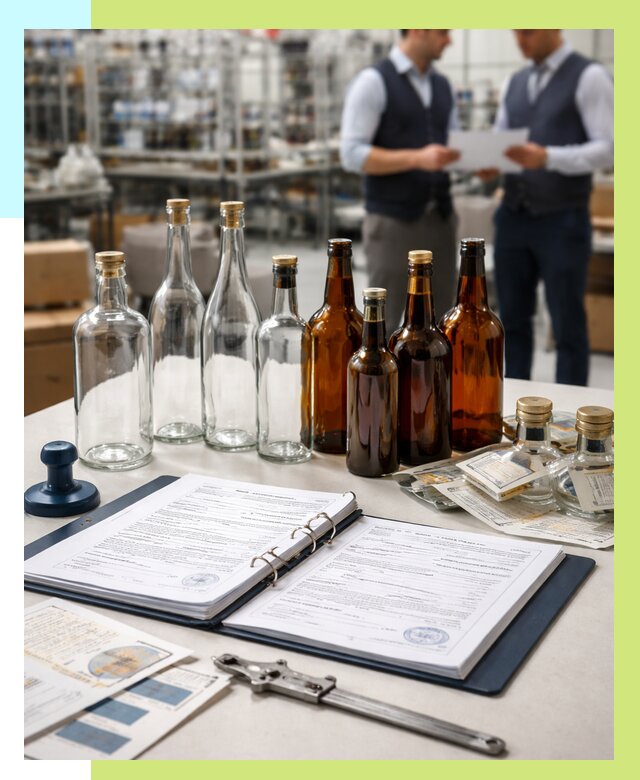 Сертификация стеклянных бутылок в Изобильном от 25970 р. | Алешин-Збл