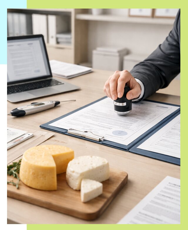 Сертификация сыров в Изобильном от 15582 р | Сертификат на сыр Алешин-Збл