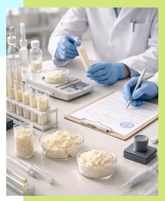 Сертификация творога в Изобильном от 12466 р. под ключ | Алешин-Збл