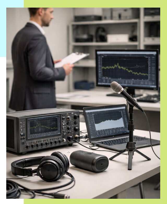 Сертификация аудиотехники в Изобильном от 15582 р., Алешин-Збл