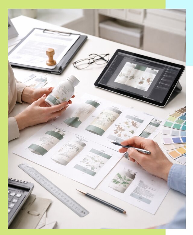 Профессиональная разработка дизайна и текста этикетки продукции в Изобильном