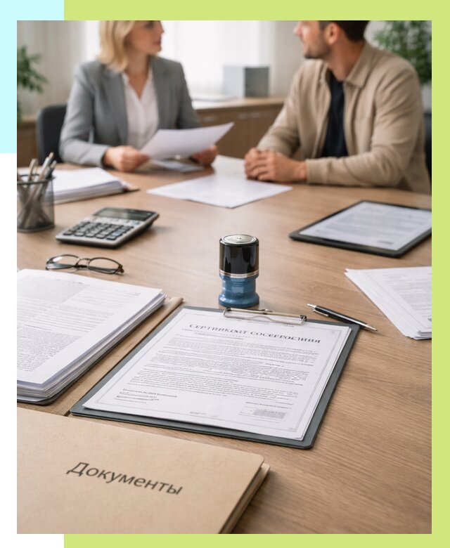 Сертификат соответствия на продукцию в Изобильном от 15582 р.|Алешин-Збл