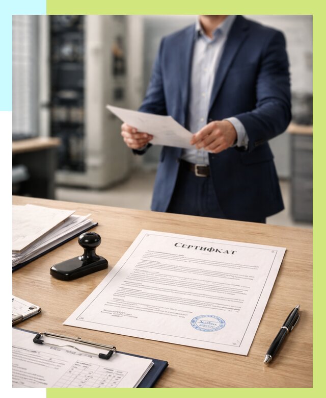 Сертификат на оборудование в Изобильном от 15582 р. | Алешин-Збл