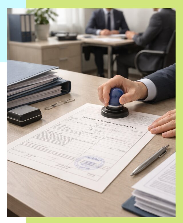 Сертификат происхождения СТ 1 в Изобильном от 4675 р. | Алешин-Збл