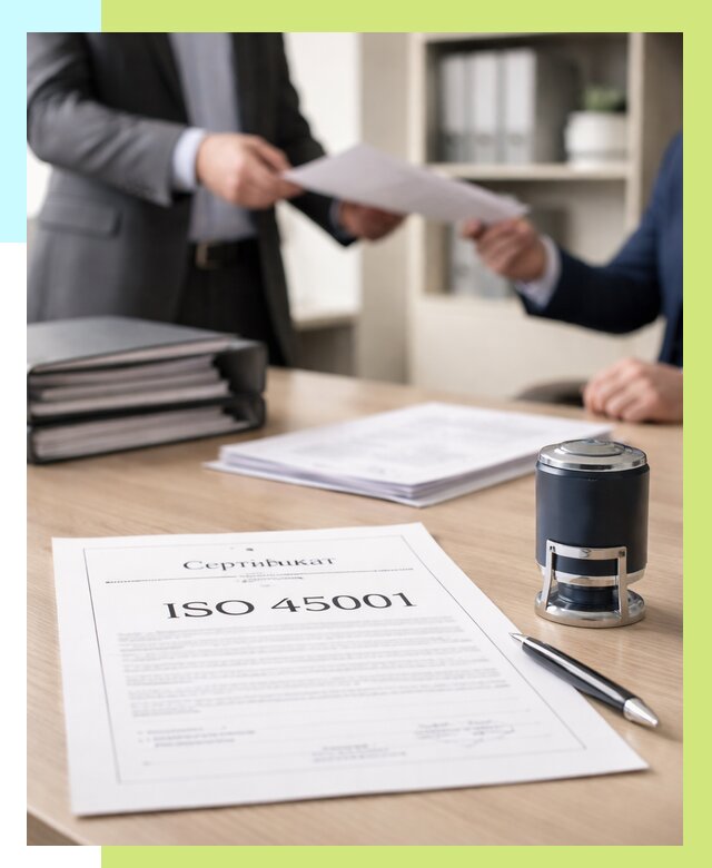 Сертификат ISO 45001 в Изобильном под ключ от 46746 р. | Алешин-Збл