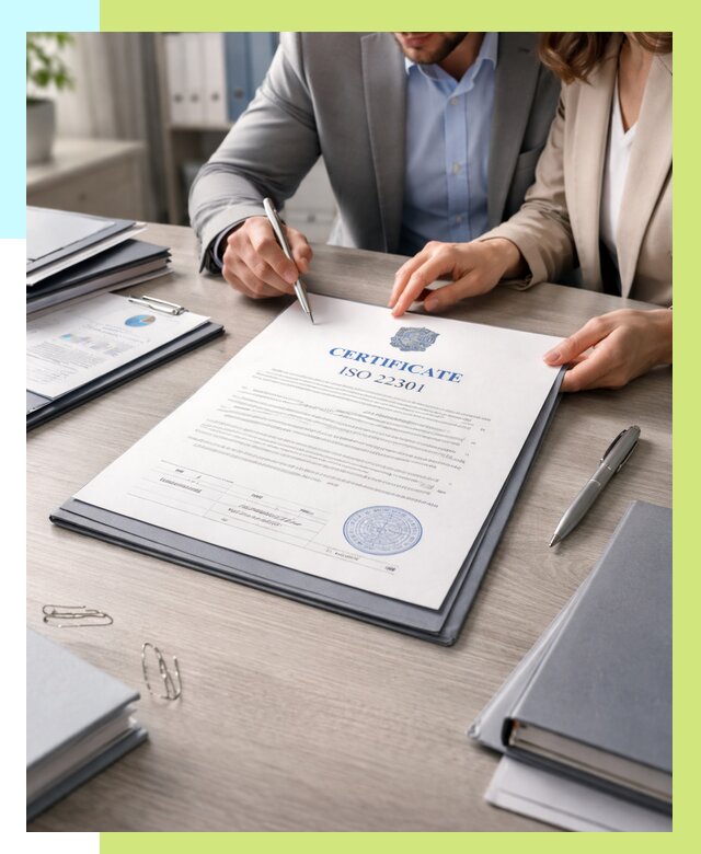 Сертификат ISO 22301 в Изобильном от 46746 р. | Алешин-Збл срочно