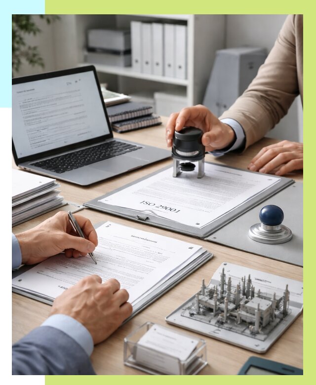 Сертификат ISO 29001 в Изобильном под ключ от 77910 р. | Алешин-Збл