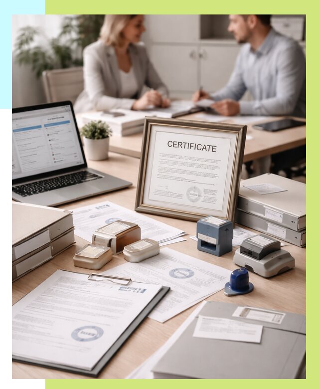 Сертификация компании в Изобильном от 46746 р. | Алешин-Збл — заказ